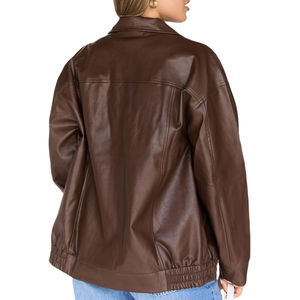 Chaqueta de Cuero de Moda Nueva a la Venta al por Mayor Personalizada a Precio de Fábrica para Mujer, Chaqueta de Invierno con Cierre para Mujer en 2026 - Product Image 2