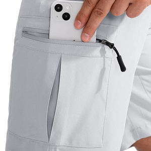 Short cargo en tissu toile Aventures d'extérieur pour hommes | Short cargo décontracté pour hommes avec plusieurs poches - Product Image 4