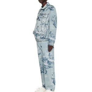 Fabricants de vêtements Ensemble denim sur mesure pour hommes Ensemble jeans pour hommes très vendu à bas prix Ensemble denim pour hommes de haute qualité - Product Image 4