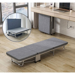 เตียงพับสไตล์มินิมอลเกาหลี ผ้าหุ้มดีไซน์พับได้ - Product Image 4