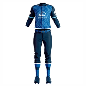 Uniforme de béisbol de gran tamaño al por mayor, uniformes de béisbol de los mejores materiales, uniforme de béisbol de alta calidad, ropa de equipo - Product Image 1