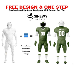 Votre propre uniforme de football américain Nouveau design Service OEM Uniforme de football américain pour hommes de haute qualité Maillot de football américain - Product Image 2