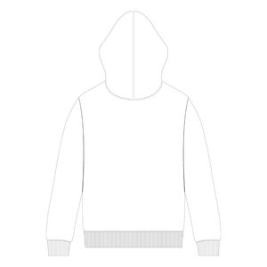 Felpa con cappuccio bianca da uomo HBCU con cappuccio blu reale in ciniglia e disegno ricamato stile di vita greco abbigliamento personalizzato College - Product Image 3