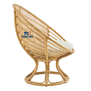 Usine directe Vietnam WICKER CHAIR fait à la main écologique salle à manger et chaise longue exportateur pour hôtel restaurant et villa - Product Image 2