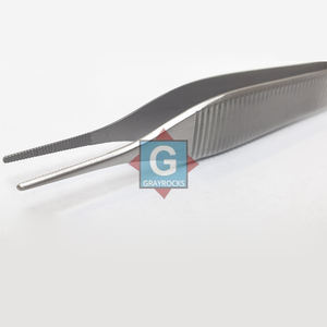 Fórceps de vendaje de tejidos, fórceps hamostáticos para mosquitos, 12,5 cm, vestidores, instrumentos quirúrgicos, Adson, acero inoxidable, CE PK - Product Image 2