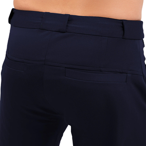 Pantalon de golf décontracté taille moyenne en tissu doux confortable couleur bleu marine pantalon de golf d'été extensible à 4 voies à séchage rapide - Product Image 5