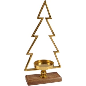 Juego de 2 Portavelas de Reno de Hierro Negro Mate de la Mejor Calidad, Figura Moderna de Animal Ciervo Navideño con Base de Madera - Product Image 2