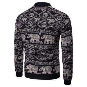 Camuflaje Sublimación Impreso Zip Up Bomber Chaquetas Slim Fit Logotipo personalizado Bordado Sublimación Bomber Jacket para hombres - Product Image 2