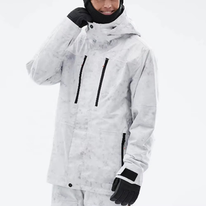 Conjunto de Traje de Esquí Térmico de 2 Piezas, Chaqueta y Pantalones Gruesos, Diseño Impermeable y Cortavientos con Capucha, Venta al Por Mayor Personalizada - Product Image 5