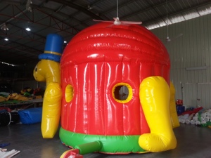 Château gonflable en PVC en forme de tortue pour enfants - Utilisation commerciale amusante en extérieur - Product Image 3