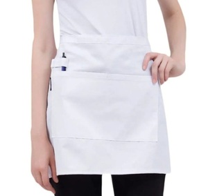 Delantal de cintura promocional para cocina, delantal de media cintura de tela de algodón con logo impreso, estilo sin mangas - Product Image 6