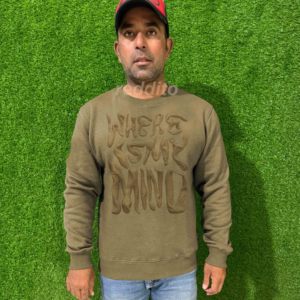 Sudaderas con capucha de algodón 100% de marca de tendencia para hombres y niños Sudadera de invierno con logotipo bordado en colores atractivos Teñido liso - Product Image 1