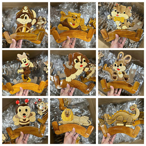 Christmas & Birthday Gift Souvenir <b>Name</b> Sign Door Decorate for Kids Wooden Plaques Door Hanging Cartoon Character from Vietnam - Product Image 5