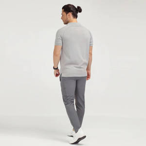 Camiseta de polo para hombre de alta calidad 100% algodón verano Streetwear Casual moda logotipo personalizado bordado venta al por mayor patrón de impresión oscuro - Product Image 4