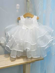 Vestido de princesa esponjoso de varias capas para que las niñas lo usen en fiestas - Product Image 5
