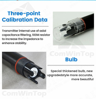 Sonde d'électrode PH/EC 2-en-1 avec capteur RS485 pour la surveillance des eaux usées industrielles et l'aquaculture agricole