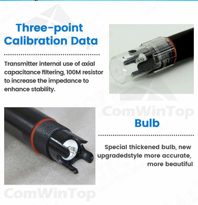 Nước pH Nhiệt độ phát hiện cảm biến mô-đun điện áp 0-5V 0-10V 4-20mA RS485 đầu ra PH cảm biến PH điện cực BNC - Product Image 5