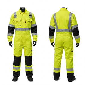 Salopette de vêtements de travail de vente directe d'usine Vêtements de travail globaux personnalisables Uniforme de sauvetage de réflexion - Product Image 1