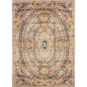 Tapis en laine noué à la main Aalam Beige Marron Pae-5912 pour la maison, tapis de salon, pour entrée, couloir, rectangulaire, motif puzzle, pour adolescents - Product Image 1