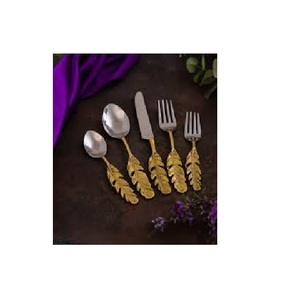 Juego de cubiertos de metal de acero inoxidable ecológico de nuevo diseño Cubiertos decorativos elegantes para portabilidad Fabricante directo - Product Image 5
