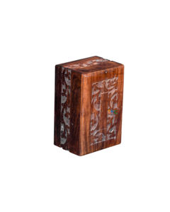 Urne en bois faite à la main pour les cendres - Product Image 6