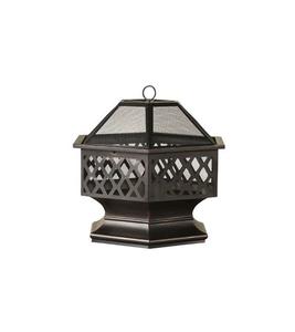 Handmade outdoor <b>iron</b> <b>fire</b> <b>pit</b> bowl with farmhouse legs and <b>fire</b> safe structure designed for winter nights - Product Image 4