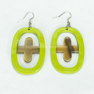 Pendientes de Mujer de Color de Moda Único 2025, Joyería de Búfalo, Alta Costura Súper Barata al por Mayor - Product Image 4