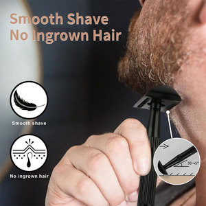 Vente chaude Entièrement Personnalisé Professionnel Pliant Salon De Coiffure Rasoir Rasoir Droit Rasoirs En Gros Manche En Bois De Sécurité - Product Image 3