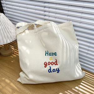 Gran oferta, bolsa de compras promocional con logotipo impreso personalizado, bolsa de tela de algodón 100%, la más Popular para uso en exteriores - Product Image 4