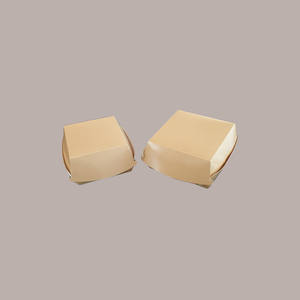 100 Pcs Disposable Havana 150x100H70 Rectangular Sandwich/Hamburger Holder for <b>Lunches</b> - Product Image 5