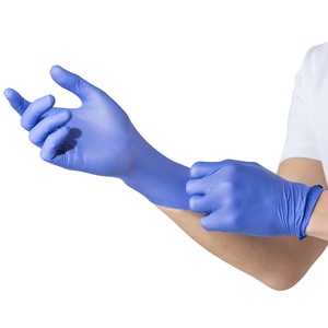 Gants en nitrile sans poudre avec caractéristiques de sécurité en latex - Product Image 4