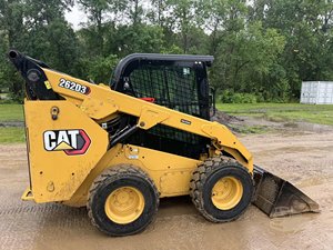 รถตักล้อยาง Cat 262D3 เครื่องยนต์ดีเซล สีเหลือง - Product Image 2