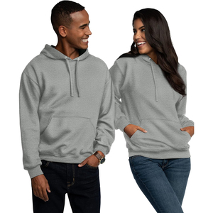 Jersey de invierno para hombre, sudadera gruesa de algodón, sudadera de gran tamaño con hombros caídos, patrón sólido, ropa de calle, logotipo personalizado, ajuste a la moda - Product Image 1