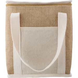 Borsa Termica Personalizzata Raveena in Juta per Conservazione Alimenti e Accessori - Product Image 2