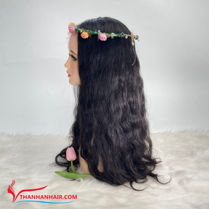 Perruque de cheveux vietnamiens bruts HD dentelle à cuticules alignées perruques de cheveux humains cheveux avant de lacet perruques de gros pour femme noire - Product Image 5
