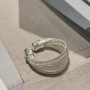 แหวนพลอย925แบบคลาสสิกทำด้วยมือสำหรับงานแต่งงานงานปาร์ตี้ส่งตรงจากโรงงาน - Product Image 2