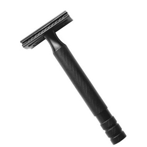 Rasoir de sécurité à double tranchant en acier inoxydable avec manche en bois pour hommes, idéal pour l'extérieur et les salons de coiffure - Product Image 6