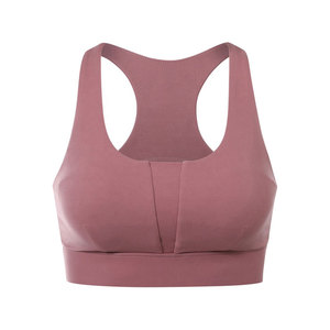 Sujetador deportivo para mujer con estampado de logotipo personalizado 70%, sujetador de Yoga de tela transpirable personalizado para gimnasio y fitness - Product Image 2