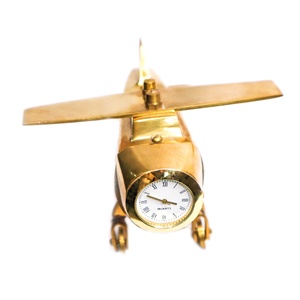 Nautical Brass Sáng Bóng Máy Bay Mô Hình Đồng Hồ Treo Tường Vật Liệu Nhựa Trang Trí Nội Thất Bé Đồ Chơi Văn Phòng Bảng Món Quà Mục - Product Image 6