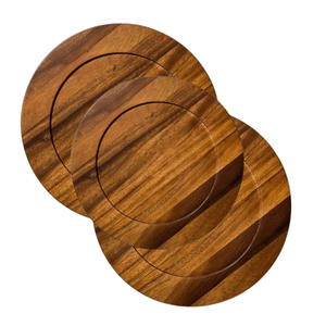 Prix de gros Assiettes de chargeur rustiques Assiettes de chargeur rondes en bois de haute qualité par l'Inde Assiettes de chargeur décoratives de qualité supérieure bol - Product Image 4