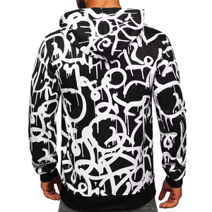 Sweat-shirts personnalisés pour hommes, sublimation, hiver, respirants, brodés, strass, 100% coton, vêtements écologiques, prix bas - Product Image 2