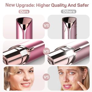 Afeitadora Eléctrica Recargable para Mujer, Depiladora Facial sin Dolor con 2 Cabezales de Repuesto, Depiladora Facial para Damas - Product Image 3