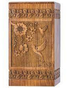 Venta caliente estilo americano hecho a mano de madera urnas de cremación moderno funerario urnas decorativas para hombre mujer a bajo precio - Product Image 4