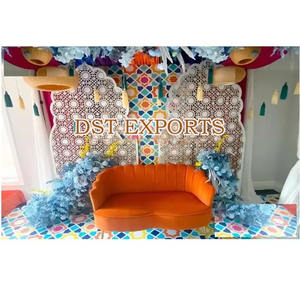 Mehndi Function Stage Laser Cut Screens for Decor Wholesale Laser Cut <b>Frames</b> for Mehndi Laser Cut Metal <b>Arches</b> for Wedding Italy - Product Image 1