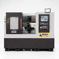 Centre d'usinage CNC à double broche avec usinage avant-arrière complet de haute précision pour usinage complet en une seule opération sur le côté inversé