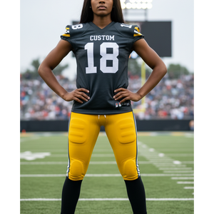 ชุดยูนิฟอร์มอเมริกันฟุตบอลแบบสั่งทำคุณภาพดีที่สุด ปี 2026 สำหรับผู้ใหญ่ แบบ unisex แขนสั้น มีไซส์พลัส - Product Image 5