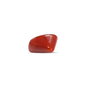 Piedra Preciosa Cuadrada de Coral Rojo de 8.77 Quilates, Certificada por GIA, Mineral Natural Amarillo y Verde Tratado con Calor, Altura 8 mm - Product Image 2