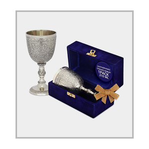 Copa de cáliz de latón Vintage inspirada en el rey real Arturo, copa de vino Medieval renacentista, bandeja de servicio de regalo al mejor precio - Product Image 1