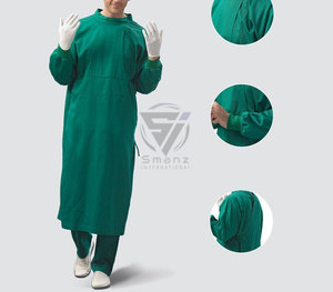 Uniformes de Enfermería Personalizados de Lona de Algodón Unisex para Hospitales y Sanatorios - Product Image 1