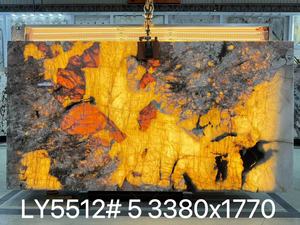 Dalle de quartz rose translucide romantique de Patagonie, grand format, imperméable, avec de gros cristaux pour projet de villa - Product Image 5